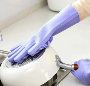Magical Silicon Washing Gloves
