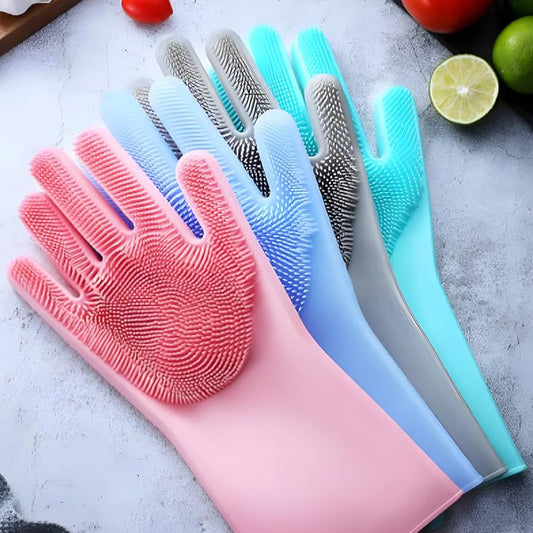 Magical Silicon Washing Gloves